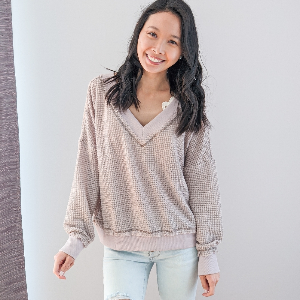 Timeless Waffle Knit Top
